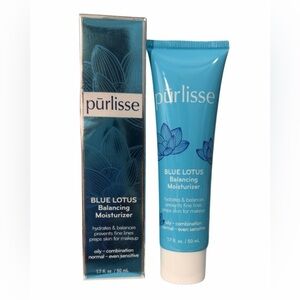 Purlisse Blue Lotus Balancing Moisturizer Cream NIB NWT